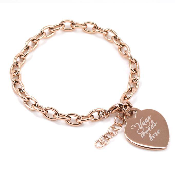 Buy Personalized Couple Name Custom Bracelet Rose Gold Silver  Online in  India  Etsy